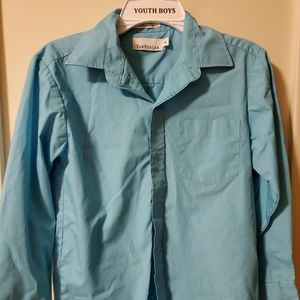 Boys long sleeved button up shirt